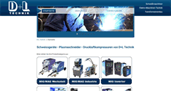 Desktop Screenshot of dltechnik.de